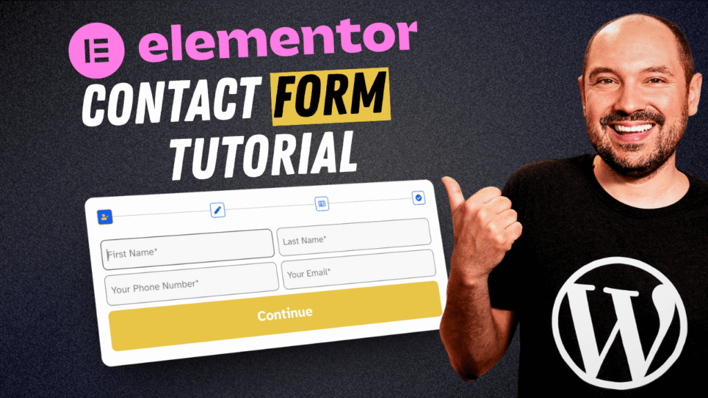 Elementor contact form tutorial (thumbnail) WP Roads