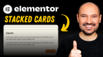 Elementor Stacked Cards Scroll Effect Tutorial