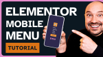 Elementor mobile menu tutorial