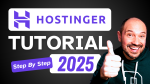 HOSTINGER Tutorial 2025